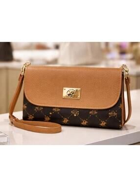Beverly Hills Polo Club Brown & Black 3-Way Crossbody Bag
